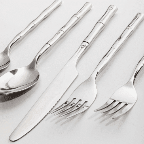stainless-bamboo-flatware