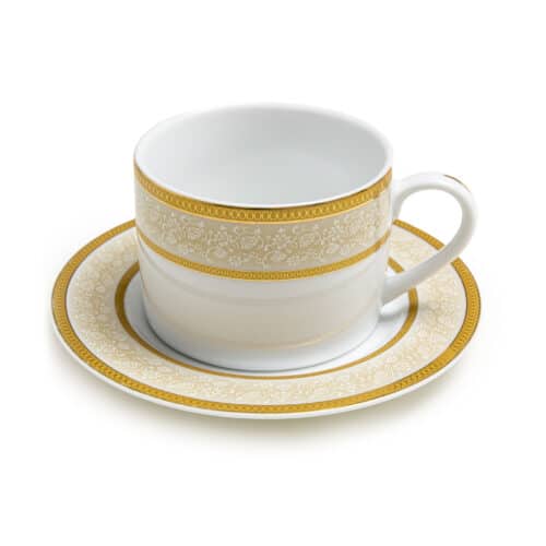 Exquisite-gold-coffee-cup-saucer-rental