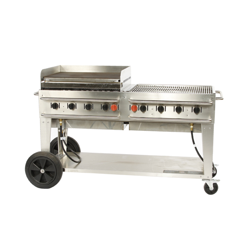Ooze Alice uanset Stainless Steel Gas Grill - Pro Series w/ Griddle (69'' x 28'' x 36'') -  Catering, Cooking Equipment Rental Rentals - South Florida Event Rentals