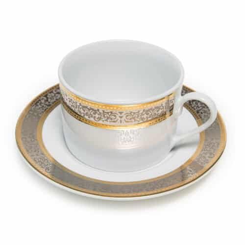 Cotillion-Platinum-with-gold-coffee-cup-saucer