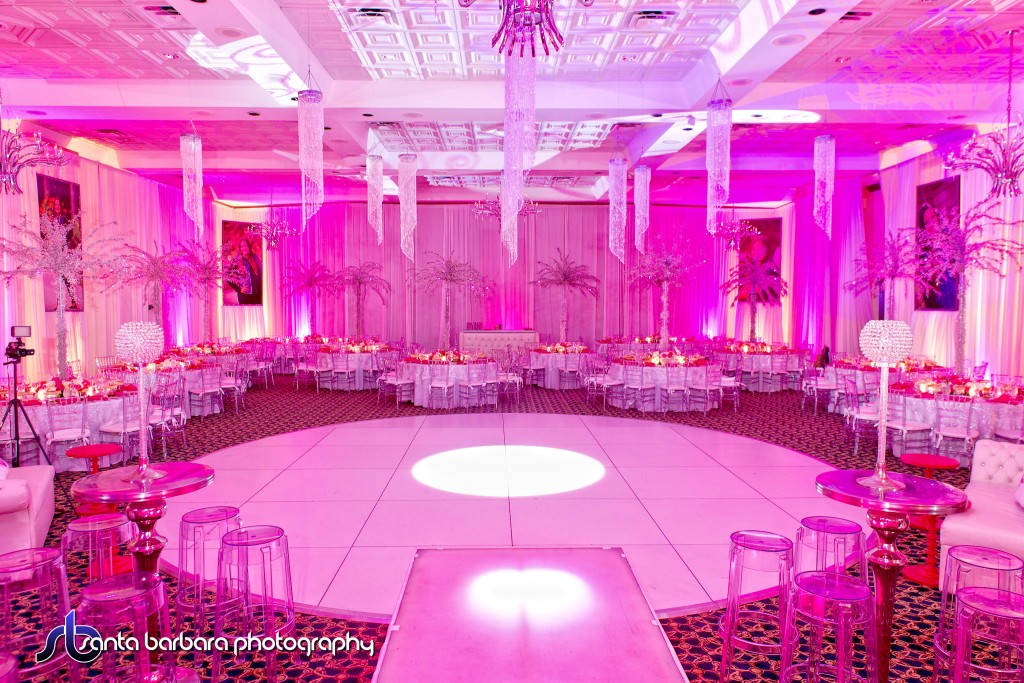 White Dance Floor used at a Bat Mitzvah