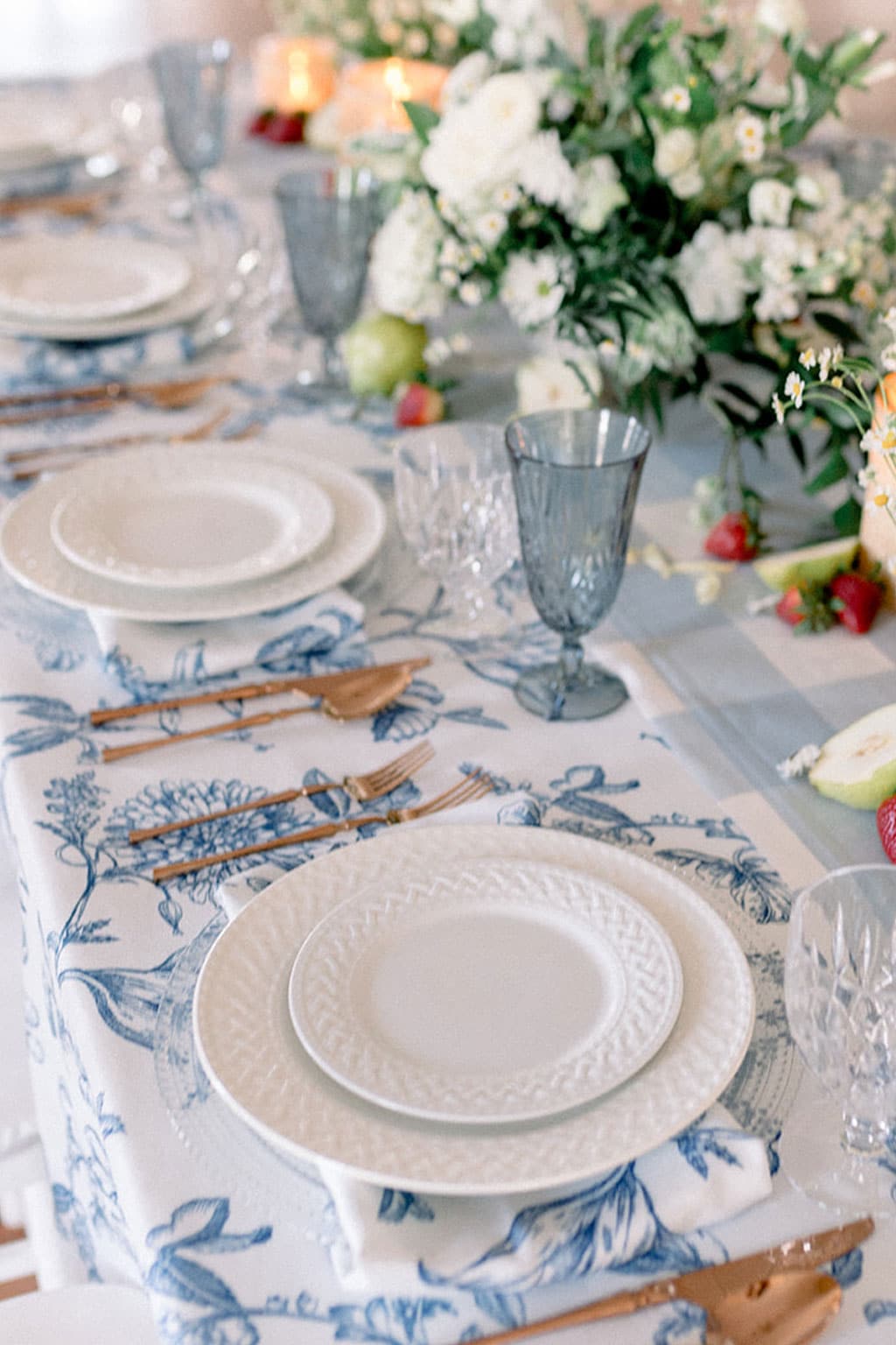 Scalloped Glass Plate Rentals - Atlas Party Rentals