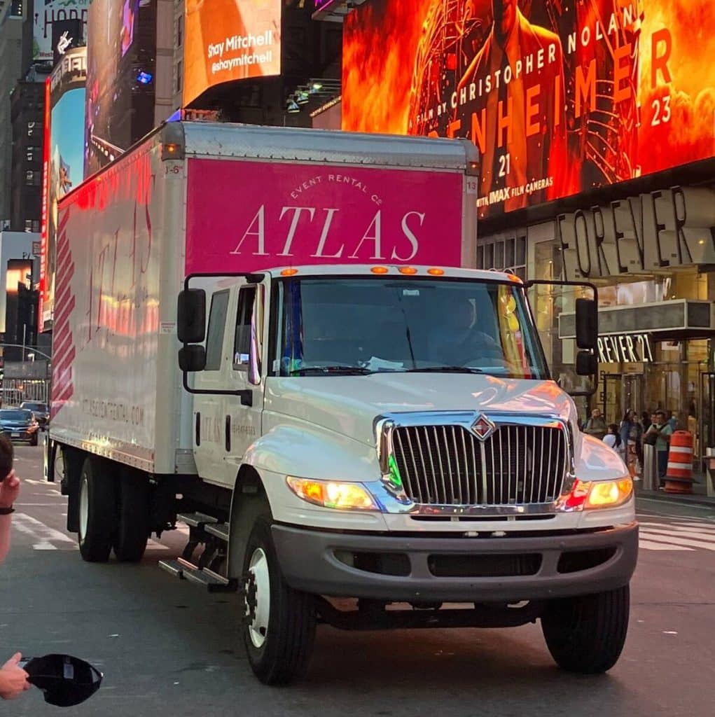 Atlas Event Rental Delivery Truck