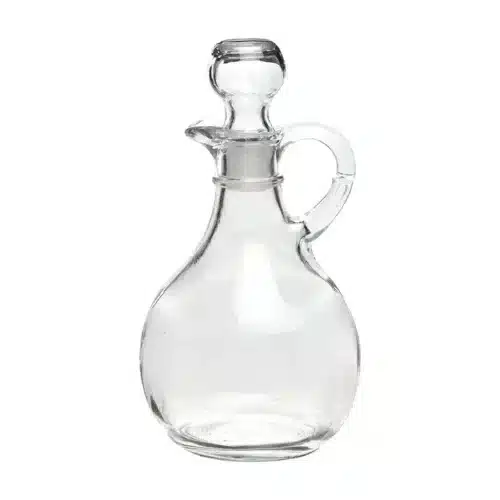 Glass Cruet w/Stopper - 12oz