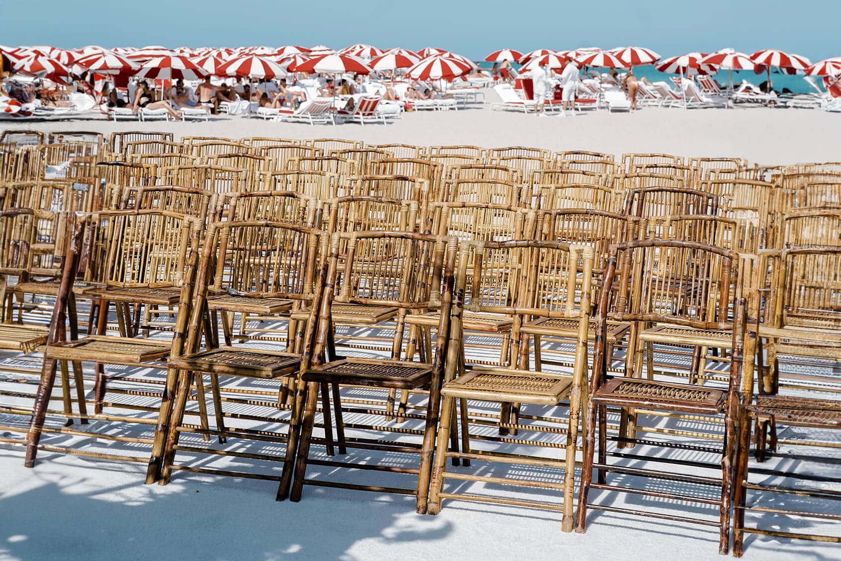 Beach Wedding Rentals, Bamboo Chairs